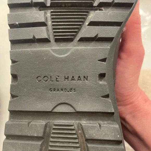 Women’s Cole Haan Grands Black Lace Up, Combat Style Boots. Size 8. Water Proof - Picture 8 of 8